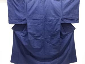未使用品　仕立て上がり　手織り紬男物着物アンサンブル